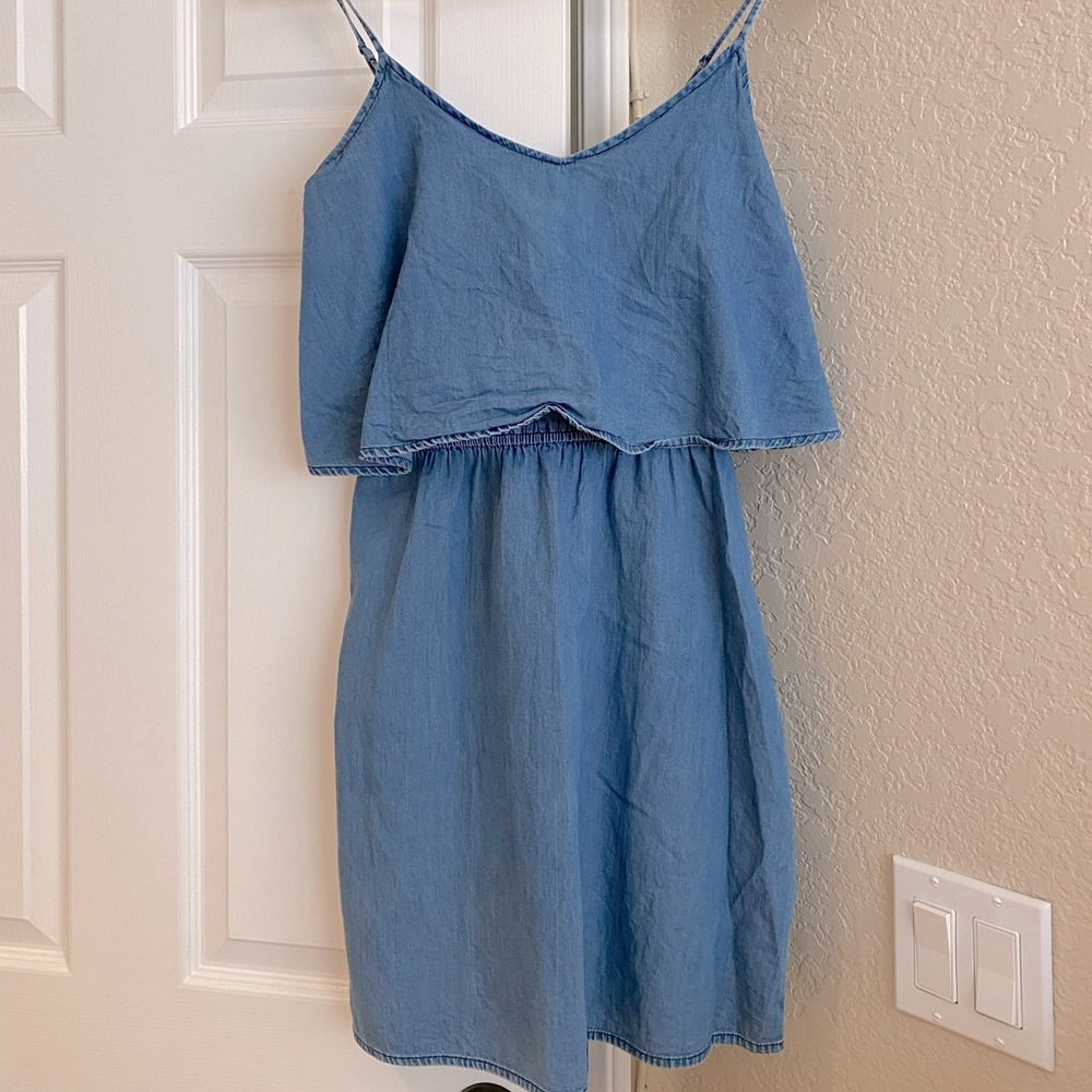 light cotton denim dress